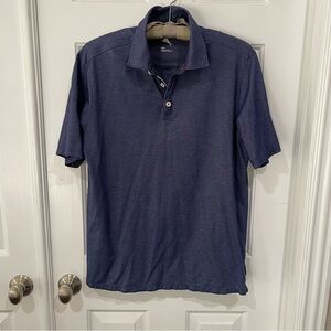 Tommy Bahama Short Sleeve Blue Polo Golf Shirt, M